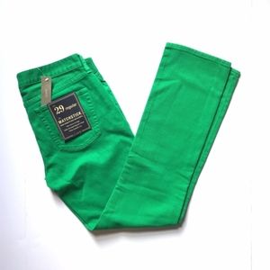 J. Crew Pants - NWT J. Crew Green Matchstick Jeans sz 29R J. Crew Pants - NWT J. Crew Green Matchstick Jeans sz 29R